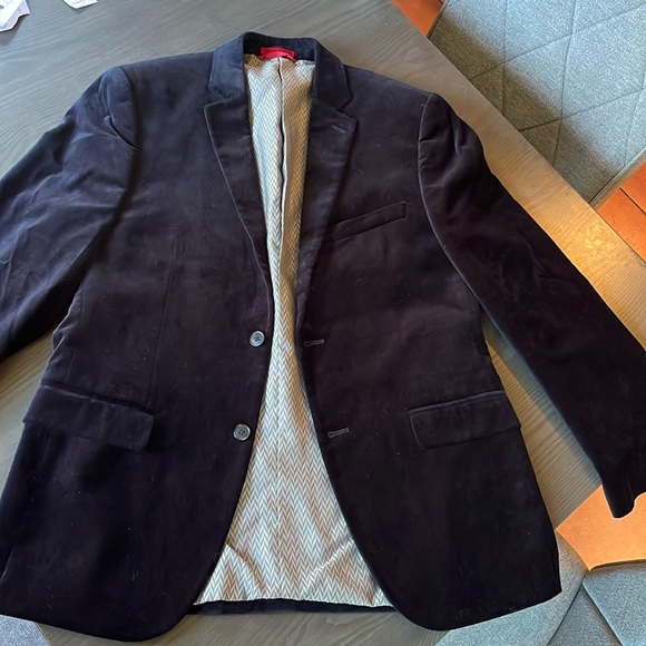 Alfani Slim Fit Exclusively for Macy’s Velvet Men’s Jacket - Picture 1 of 4